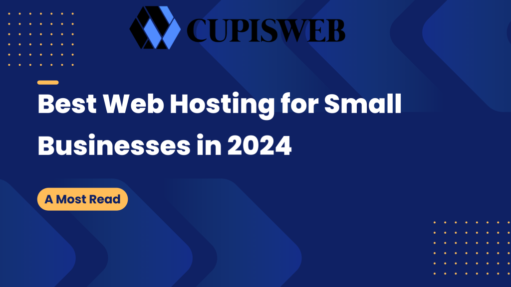 Best web hosting for small business 2024