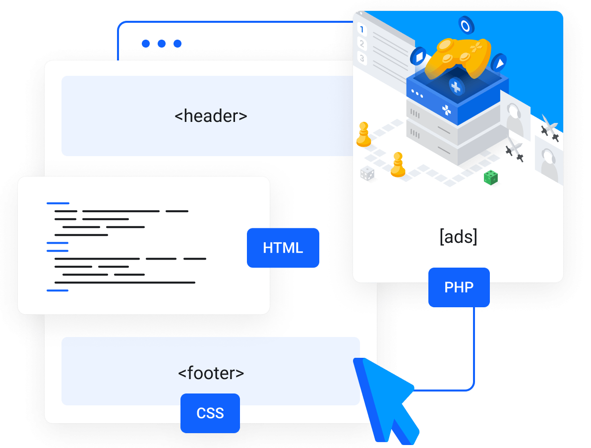 WordPress Hosting | Cupisweb Super Fast & Auto Install - Easy custom code snippets