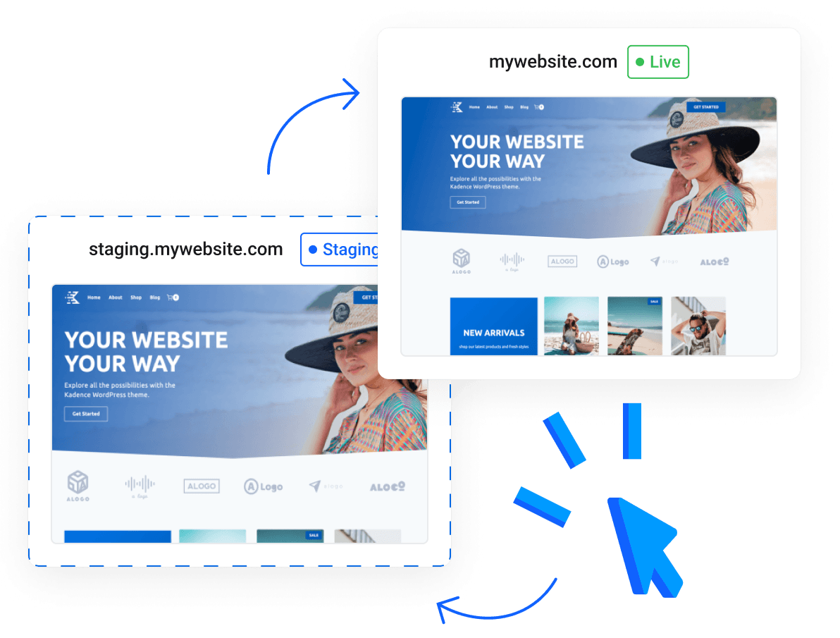 WordPress Hosting | Cupisweb Super Fast & Auto Install - One-click WordPress staging environment
